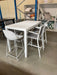 Australian Furniture Warehouse Matzo Bar Table 140 x 75cm-White discounted furniture in Adelaide