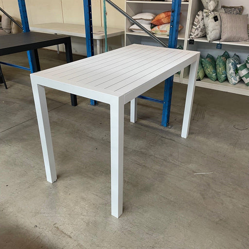 Australian Furniture Warehouse Matzo Bar Table 140 x 75cm-White discounted furniture in Adelaide