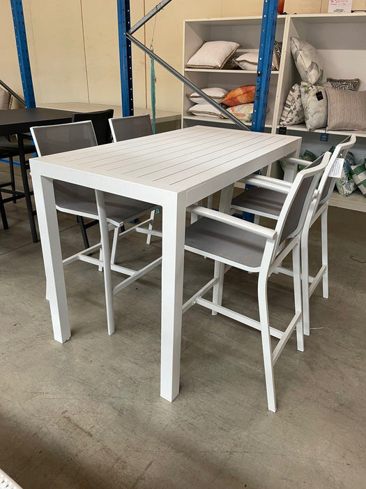 Australian Furniture Warehouse Matzo Bar Table 140 x 75cm-White discounted furniture in Adelaide