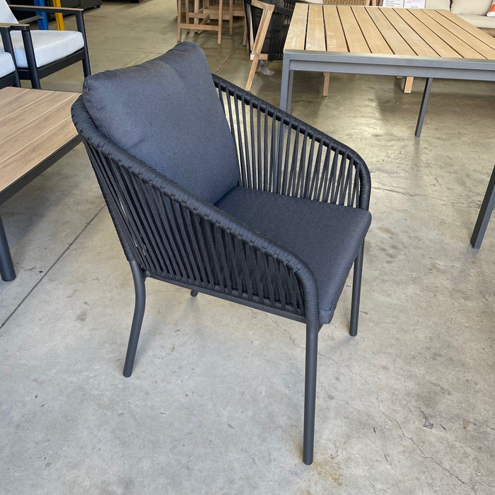 GOODUSD Naya Outdoor Dining Chair Black discounted furniture in Adelaide