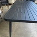 GOODUSD Naya Outdoor Dining Table 225cm Black discounted furniture in Adelaide