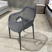 GOODUSD Nikita Outdoor Dining Chair-Charcoal discounted furniture in Adelaide