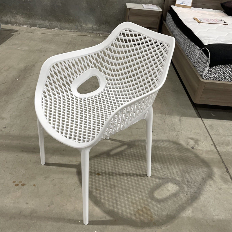 GOODUSD Nikita Outdoor Dining Chair-White discounted furniture in Adelaide