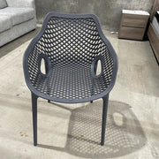 GOODUSD Nikita Outdoor Dining Chair-Charcoal discounted furniture in Adelaide
