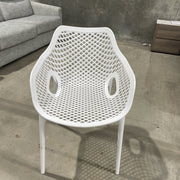 GOODUSD Nikita Outdoor Dining Chair-White discounted furniture in Adelaide