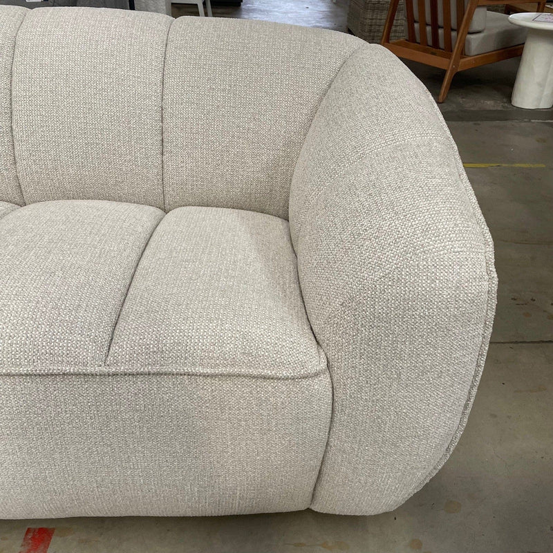 Australian Furniture Warehouse Osbourne 3 Seat Sofa-Natural discounted furniture in Adelaide