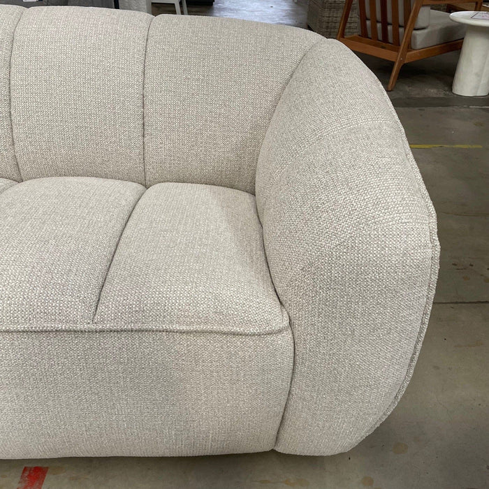 Australian Furniture Warehouse Osbourne 3 Seat Sofa-Natural discounted furniture in Adelaide