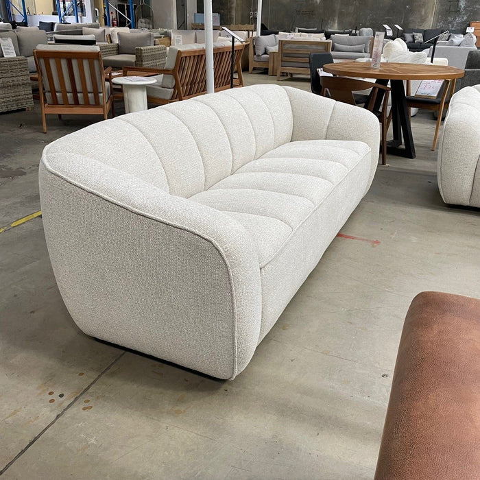 Australian Furniture Warehouse Osbourne 3 Seat Sofa-Natural discounted furniture in Adelaide