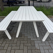 FEATURES Perez Picnic Bench-White discounted furniture in Adelaide