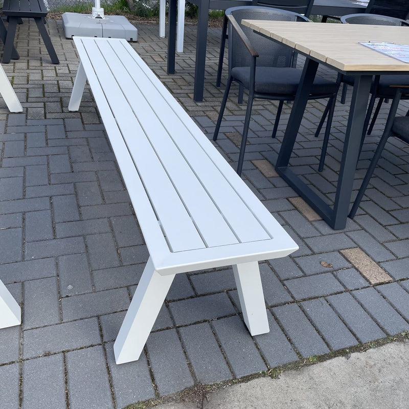 FEATURES Perez Picnic Bench-White discounted furniture in Adelaide