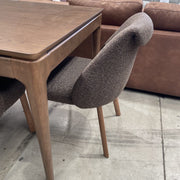FOSHXTEN Petra Dining Chair-Chocolate discounted furniture in Adelaide