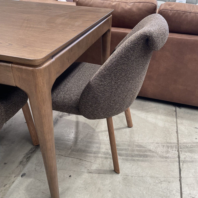 FOSHXTEN Petra Dining Chair-Chocolate discounted furniture in Adelaide