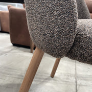 FOSHXTEN Petra Dining Chair-Chocolate discounted furniture in Adelaide