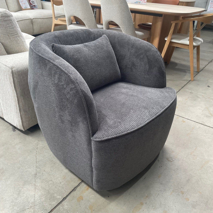 CORAL Regis Swivel Chair-Slate discounted furniture in Adelaide