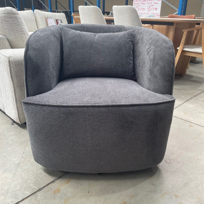 CORAL Regis Swivel Chair-Slate discounted furniture in Adelaide