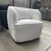 CORAL Regis Swivel Chair-White discounted furniture in Adelaide