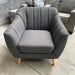 CORAL Ridges Chair -Charcoal discounted furniture in Adelaide