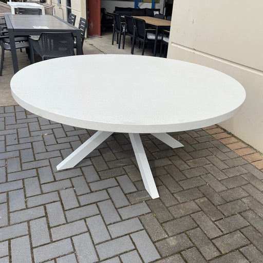 GOODUSD Rift Round Table-170cm GRC Terrazzo discounted furniture in Adelaide
