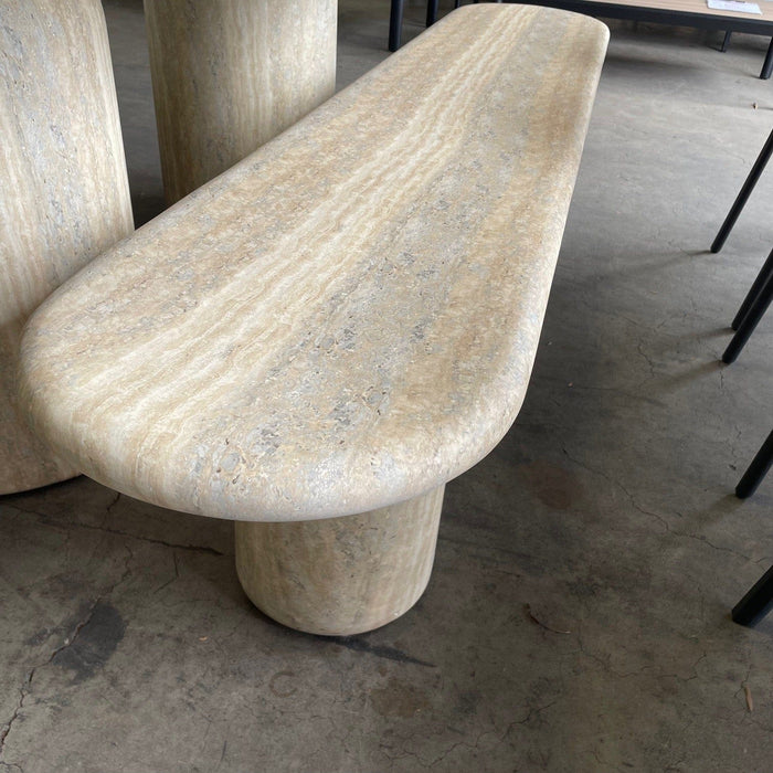 GOODUSD Sascha 3Pce Outdoor Dining -Travertine discounted furniture in Adelaide