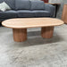 CORAL Semillon Coffee Table Oval discounted furniture in Adelaide