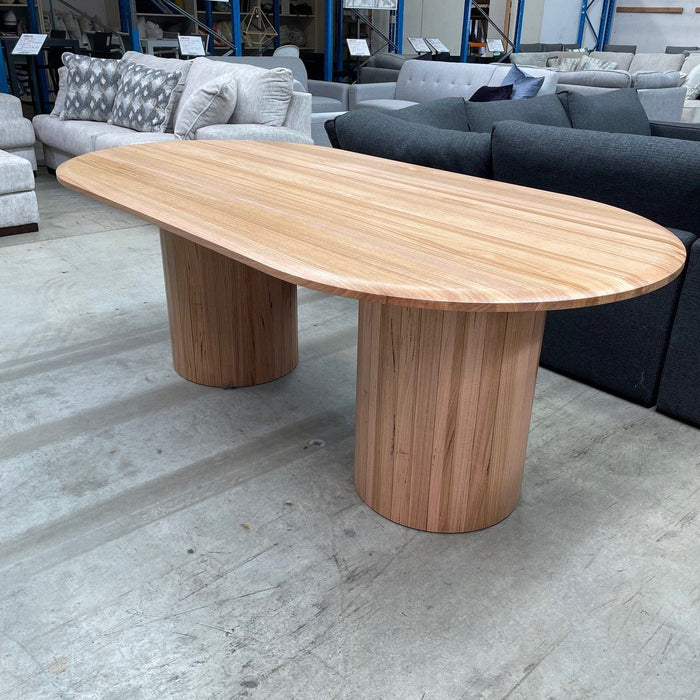 CORAL Semillon Dining Table Oval 210cm discounted furniture in Adelaide