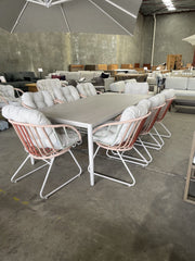 GOODUSD Sirocco 9 Pce Outdoor Dining Suite discounted furniture in Adelaide