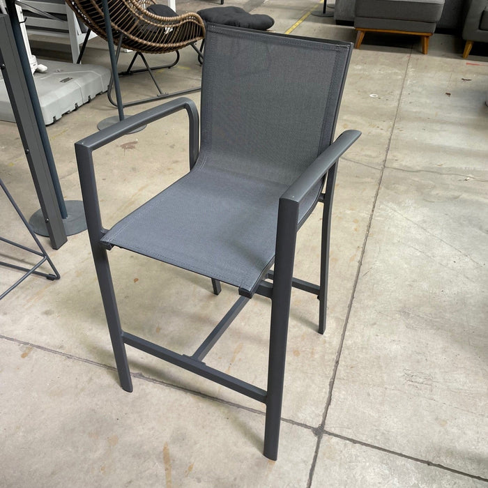 GOOD Stanley Bar Chair Gunmetal discounted furniture in Adelaide