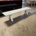 GOOD Switch bench terrazzo white legs discounted furniture in Adelaide