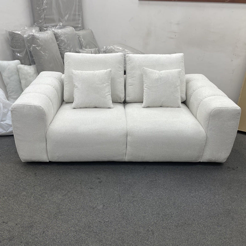 CORAL Tribeca 2 Seat Sofa-Leeds Sand discounted furniture in Adelaide