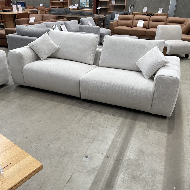 CORAL Tribeca 3 Seat Sofa-Leeds Sand discounted furniture in Adelaide