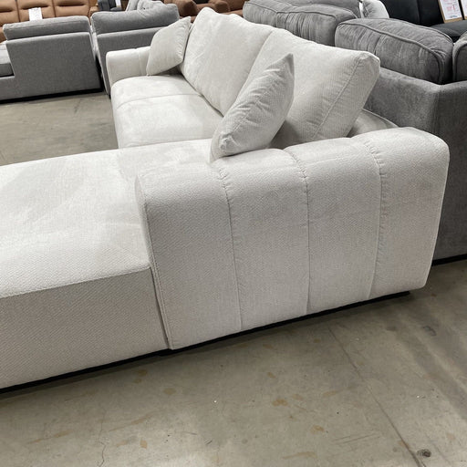CORAL Tribeca Left Hand Chaise Sofa-Leeds Sand discounted furniture in Adelaide