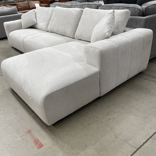 CORAL Tribeca Left Hand Chaise Sofa-Leeds Sand discounted furniture in Adelaide