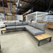 GOODUSD Verona Corner Lounge-Gunmetal discounted furniture in Adelaide