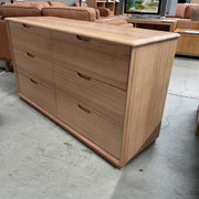 SLEEPTEC Windsor 6 Drawer Low Boy discounted furniture in Adelaide