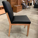 CLOUD Trent Upholstered Chair - Black P.U. discounted furniture in Adelaide