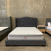 ASTRA Grace Queen Bed -Dark Grey discounted furniture in Adelaide