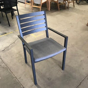 Australian Furniture Warehouse Mayfair Outdoor Chair -Gunmetal discounted furniture in Adelaide