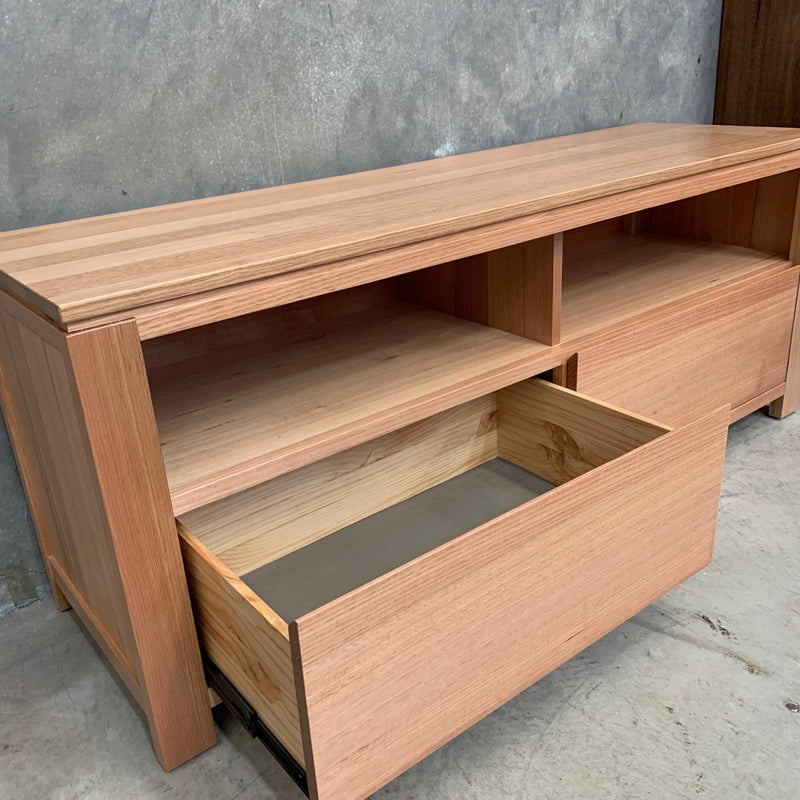 CLOUD Domus TV Unit 150cm 2drw 2 open discounted furniture in Adelaide