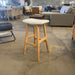 Australian Furniture Warehouse Gang Stool - White/Natural discounted furniture in Adelaide