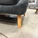 CORAL Bogart Accent Chair - Graphite discounted furniture in Adelaide