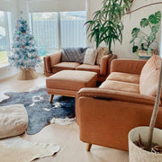 CORAL Dahlia 3+2 Seat Sofa - Tan Fabric discounted furniture in Adelaide