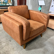 CORAL Dahlia Sofa Chair - Tan Fabric discounted furniture in Adelaide