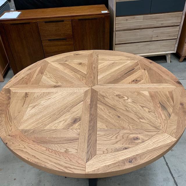INTERWOO Indus Round Dining Table - 125cm discounted furniture in Adelaide