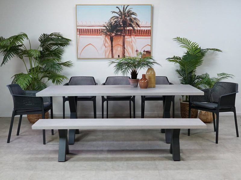 GOOD Switch Table Industrial Gunmetal Leg discounted furniture in Adelaide