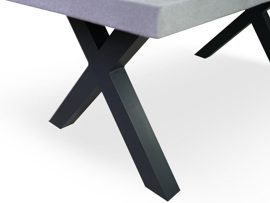 GOOD Switch Table Terrazzo Top Gunmetal Leg discounted furniture in Adelaide