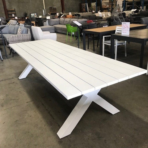 Australian Furniture Warehouse Big Boy Outdoor Table 300x100 White discounted furniture in Adelaide