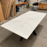 FOSHAN Calcutta Ceramic Table discounted furniture in Adelaide