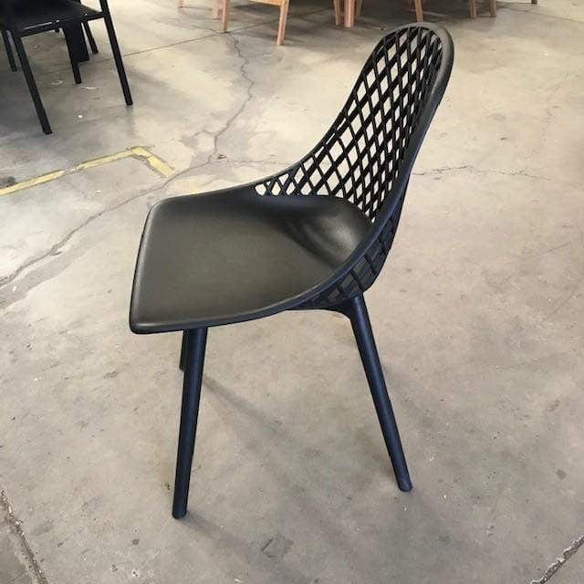 GOOD Cosmos Resin Chair -Black discounted furniture in Adelaide