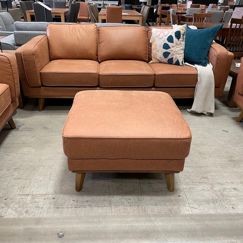 CORAL Dahlia Ottoman- Tan Fabric discounted furniture in Adelaide