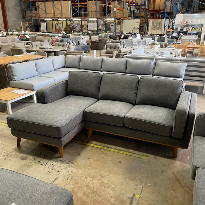 CORAL Dahlia LHF 3 Seat with Chaise -Grey discounted furniture in Adelaide